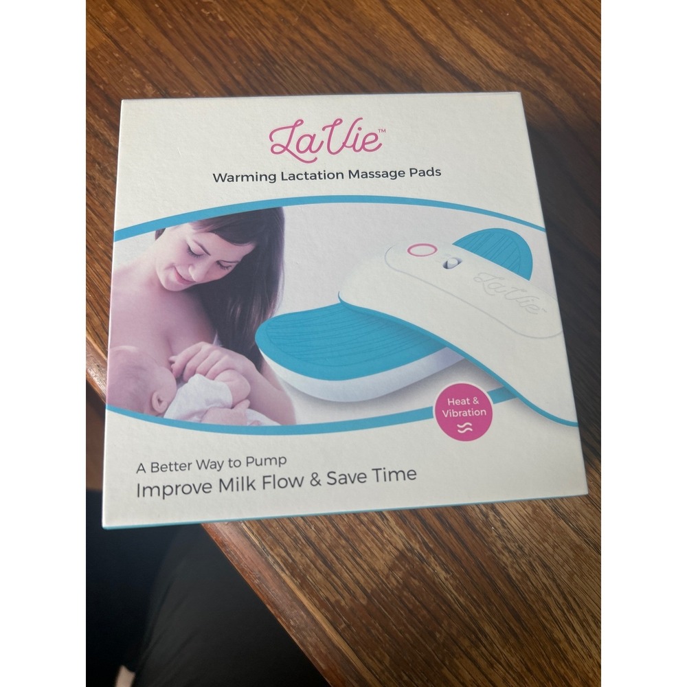 LaVie‎ Warming Lactation Massage Pads Heat & Vibration Teal LV-WM-TEAL 2-Pack